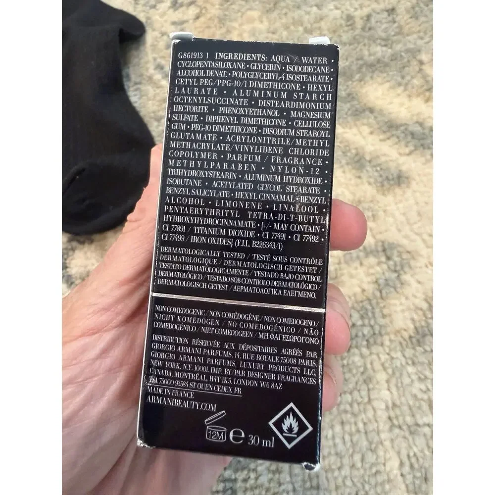 Giorgio Armani 5.8 - Luminous Silk Perfect Glow Foundation 1 Fl Oz NIB NEW $70
